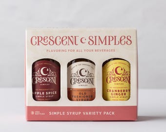 Fall Flavors Simple Syrup 3-Pack