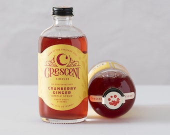 Cranberry Ginger Simple Syrup