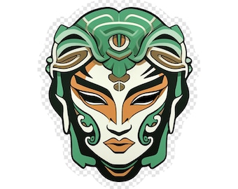 Masquerade Mask Transparent PNG Clipart for Sticker Design Asset