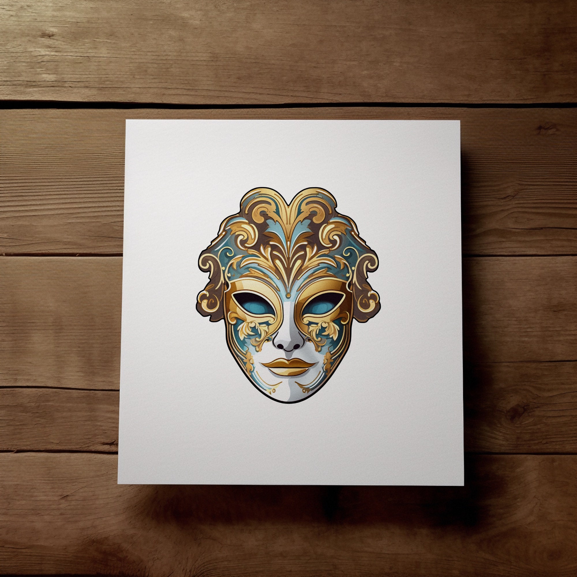 Female Masquerade Mask Transparent PNG Clipart for Sticker Design Asset ...