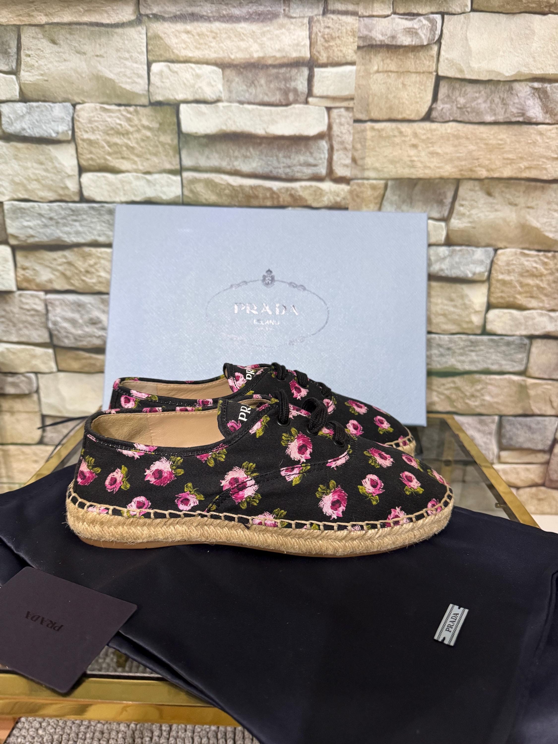 Prada Sneakers 37 - Etsy
