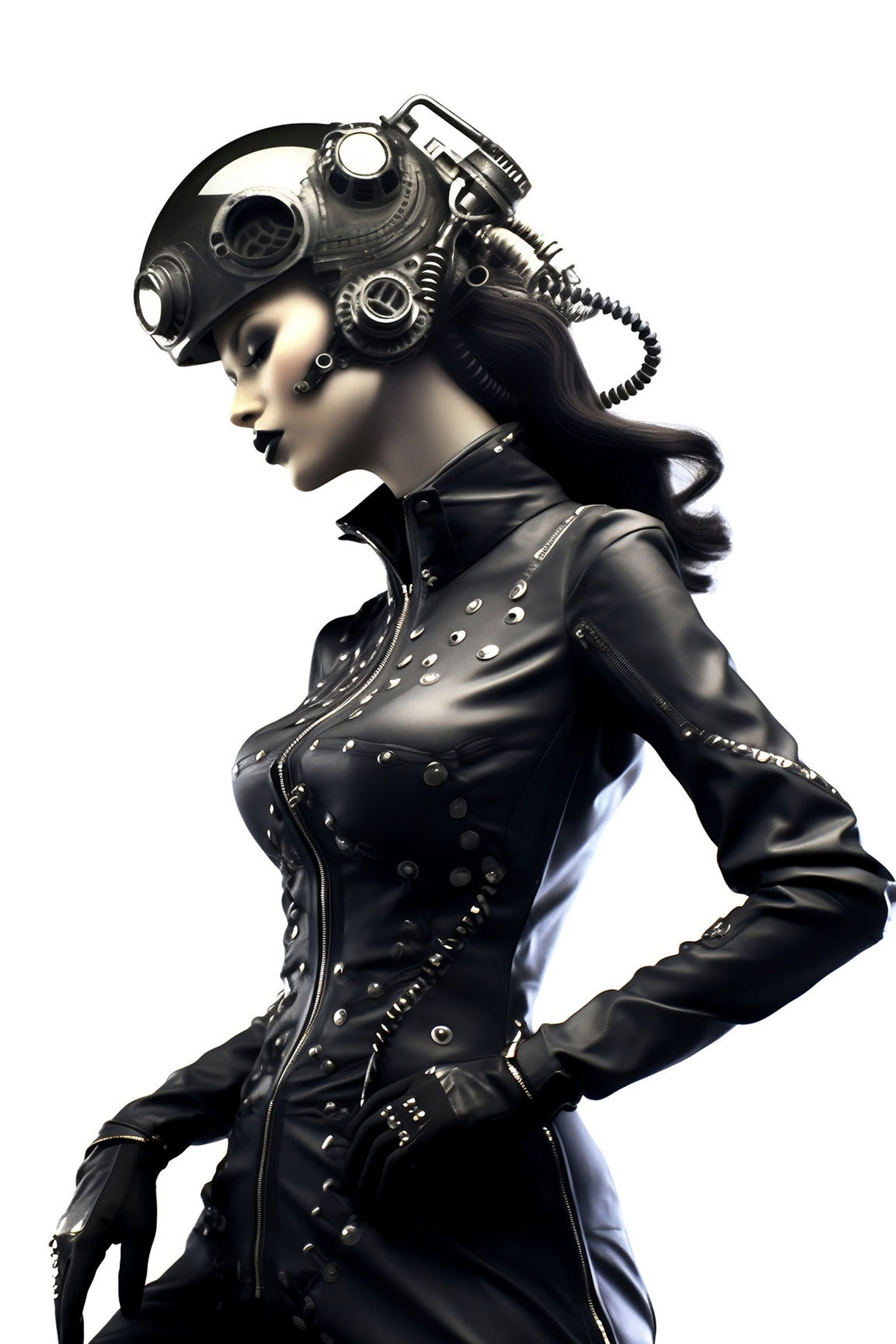 Sci-fi Fashion Wall Art AI Sci-fi Wall Decor Vogue Fashion Style ...