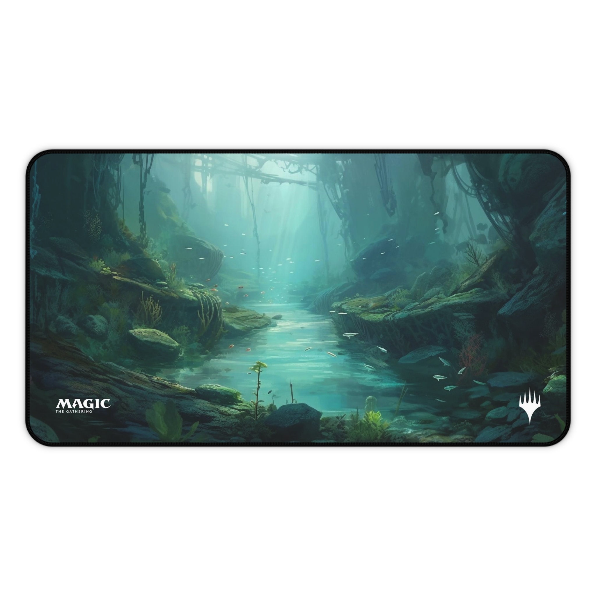 Forest Landscape MTG Playmat, TCG Playmat, Card Playmat, MTG Gifts