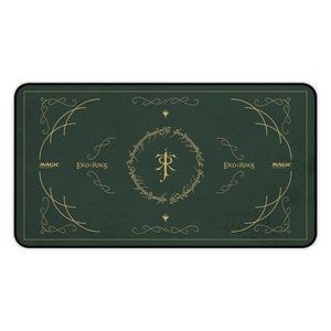 MTG LOTR Small Playmat, Card Playmat, MTG Gifts, Magic the Gathering & the  Lord of the Rings Gaming Mat - 12"x22" - Green - Etsy