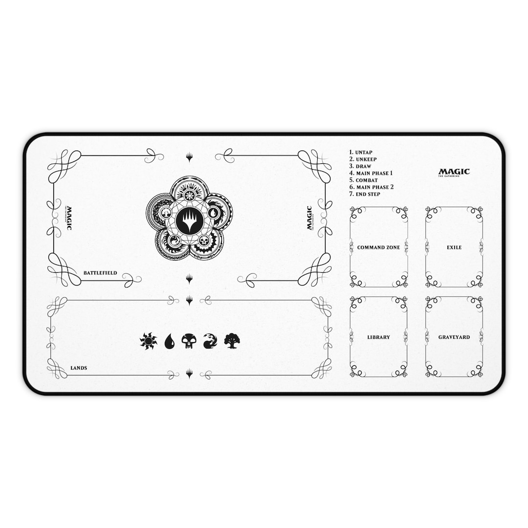 MTG Playmat With Zones TCG Playmat Card Playmat MTG Gifts Etsy