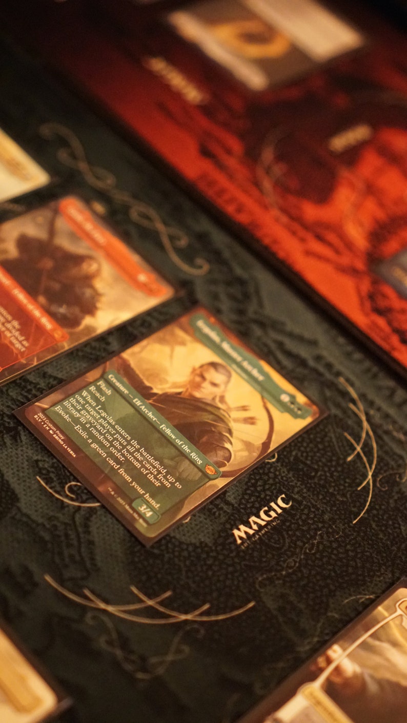 MTG LOTR Playmat With Zones, Card Playmat, MTG Gifts, Magic the
