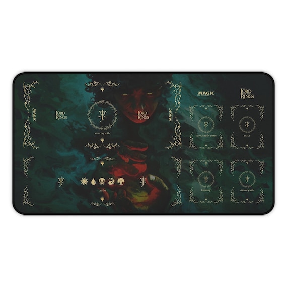 MTG LOTR Playmat With Zones, Card Playmat, Magic the Gathering