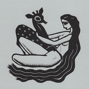 James Reid (1907-1989) Woodcut Illustration from The Song of Songs published 1931