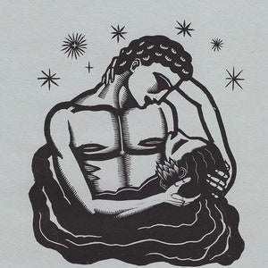 Woodcut illustration from The Song of Songs by James Reid published 1931
