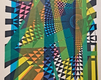 Signed Limited Edition Midcentury Screen Print