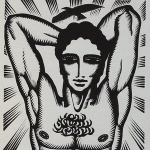 James Reid (1907-1989) Woodcut Illustration from The Song of Songs published 1931