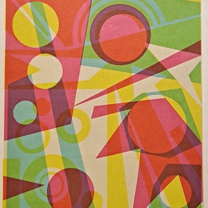 Signed Limited Edition Midcentury Screen Print