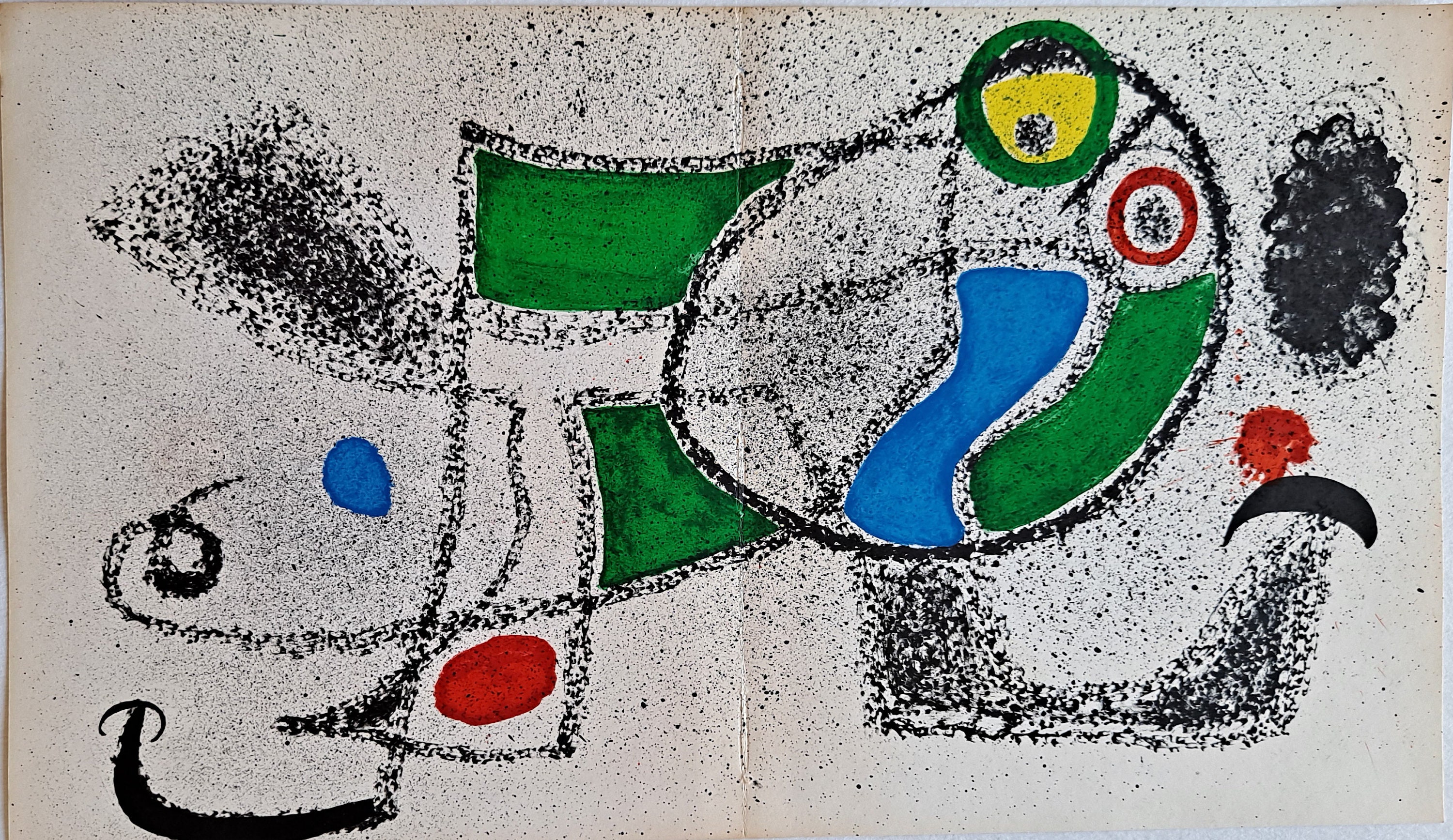 ジョアン・ミロ（1893-1983）のオリジナルリトグラフ「Les Essence De