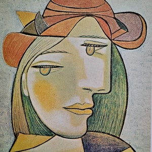 Pablo Picasso (1881-1973) vintage print from Picasso&#39;s Picassos.