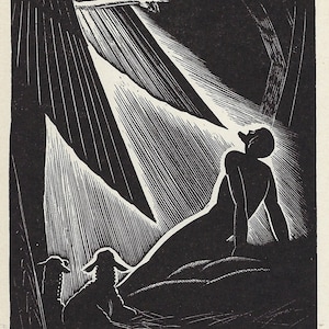 James Reid (1907-1989) Woodcut Illustration from The Life of Christ in Woodcuts published 1930.