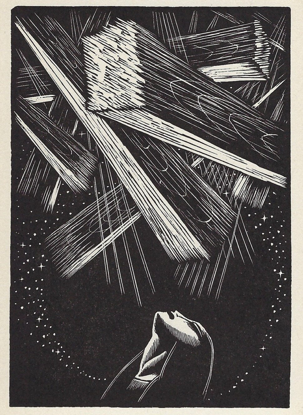 James Reid (1907-1989) Woodcut Illustration from The Life of Christ in Woodcuts published 1930.