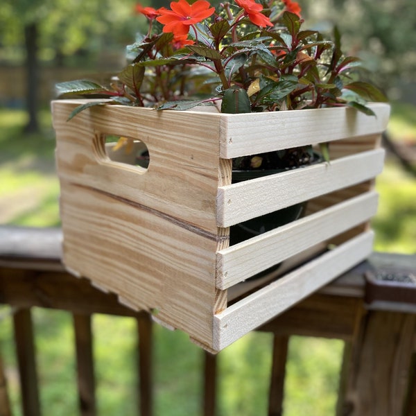 Stackable Wooden Milk Crates (Local pickup or Delivery only)
