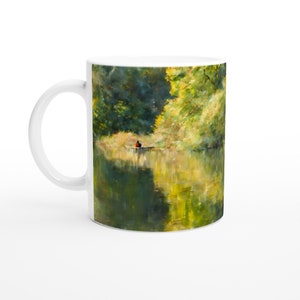 WEßLINGER SEE 1 I Artist Collector&#39;s Cup 1 I Design by Azurora 2023 I Guest Gift I Garden Cup I Souvenir I Impressionism I Gift