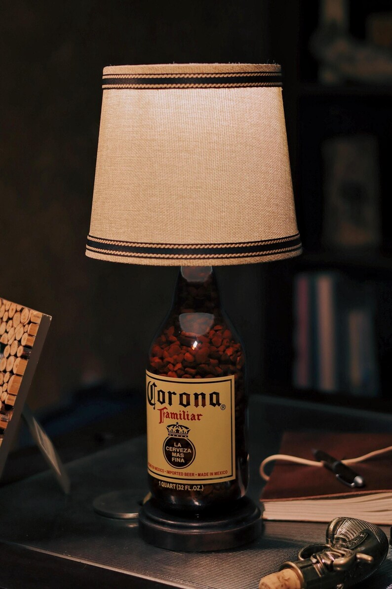 Handmade Corona Beer Bottle Lamp.| Bar Lamp/ Great Gift/ Man Cave Decor ...