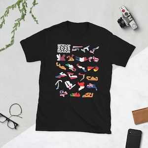 MotoGP 2025 Flag Track T-shirt, Motorsports, Grand Prix, Racing