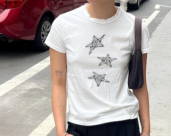 Camiseta de bebé Stargirl, gráfico retro Y2K, moda indie