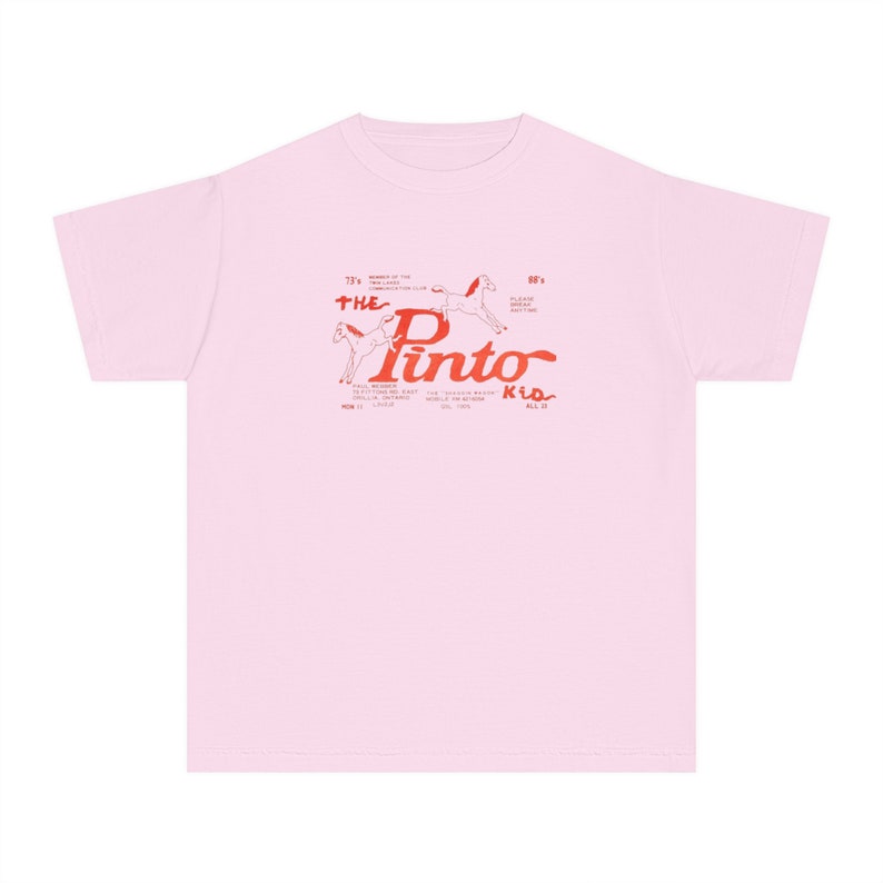 Retro Horse Graphic Baby Tee, 90s Y2K Style image 4