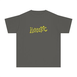 Retro Graphic Tee, Hysteric Star Baby Tee, Cute Womens Baby Tee, Coquette, Indie Sleaze Baby Tee, Retro Goth Tee, Kidcore Baby Tee image 3