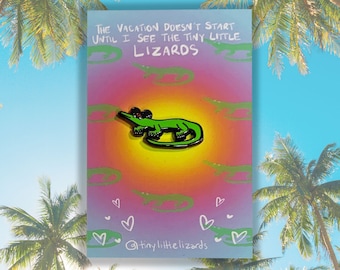 Disney Lizard Enamel Pin