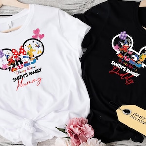 Disney Family 2025 Shirts,  Castle 2025 Shirts, Family Matching T-shirt, Custom holiday Family Shirts, Disney mini world