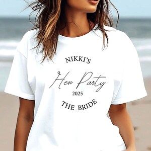 Personalized Disney custom hen party tops t-shirts bachelorette bridal party shirts bride tribe bride squad team bride - Hen Party