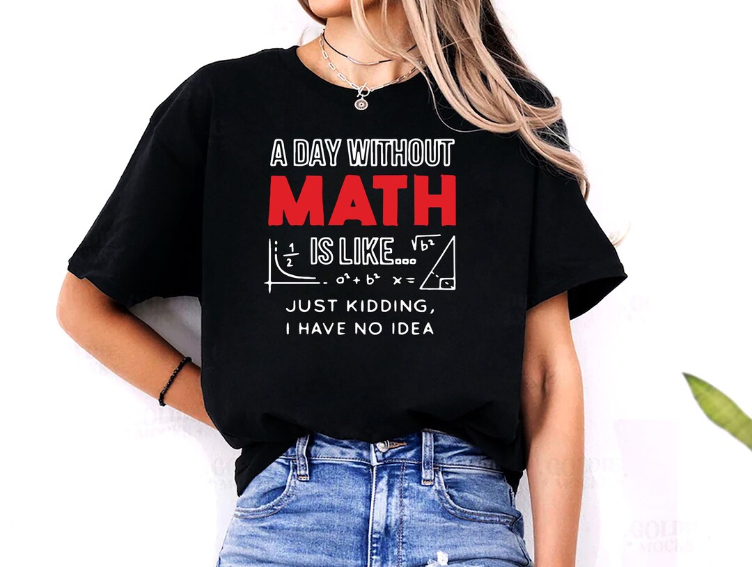 Funny Math's is Fun Calculator Number Day Mathematical Kids Gift Boys ...