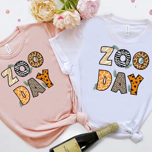 Zoo Day Shirt, Safari Animal Print Tee, Family Zoo Trip Matching Outfit, Wild Animal Theme Tee, First Zoo Visit Gift, Zoo Day