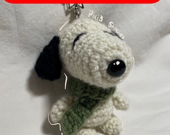 The Snoop Dog with scarf DIGITAL PDF Crochet pattern by pixi3 stitches