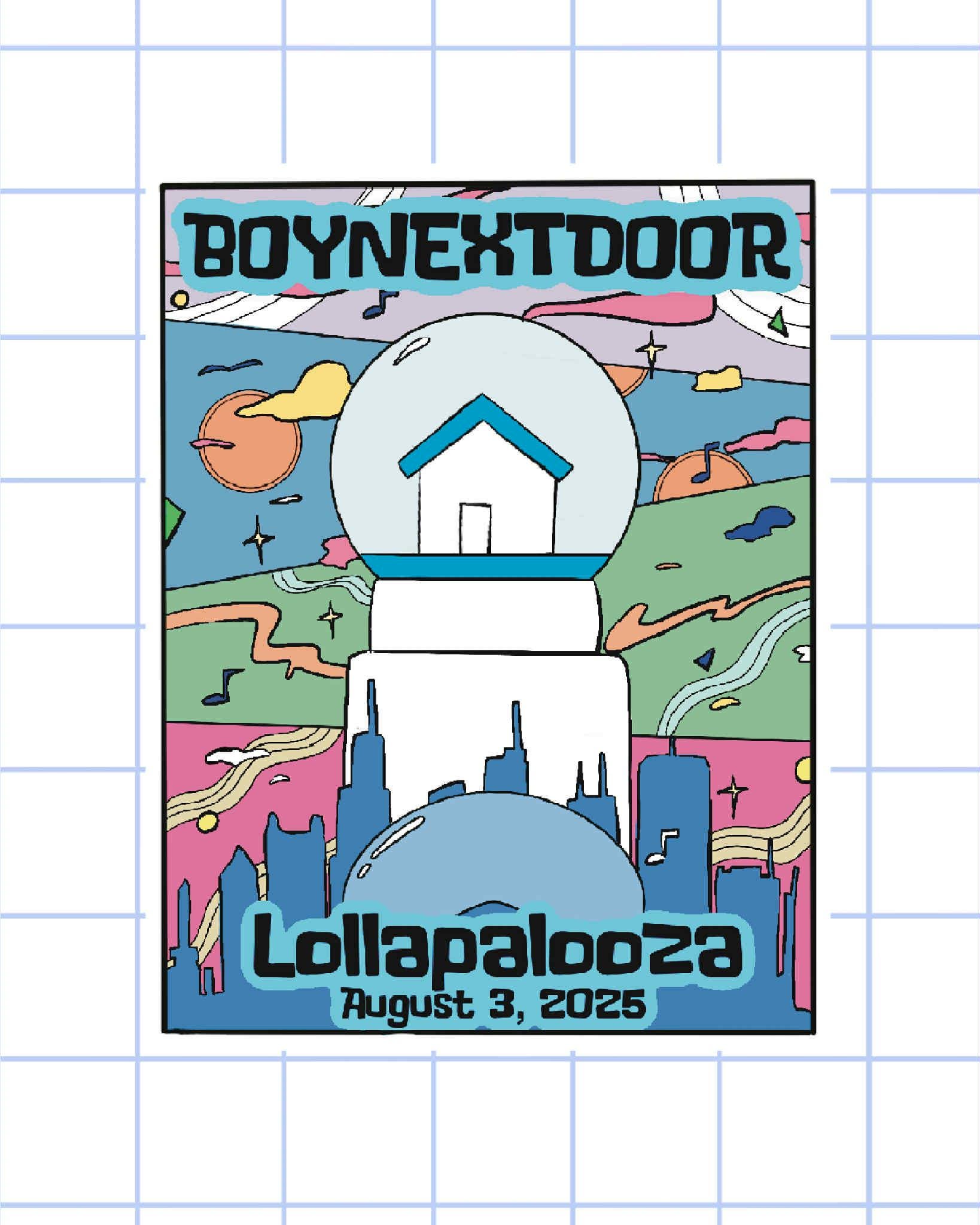 BOYNEXTDOOR イハン lollapalooza シカゴ限定 トレカ イハン BOYNEXTDOOR テサン lollapalooza シカゴ限定トレカ Boy