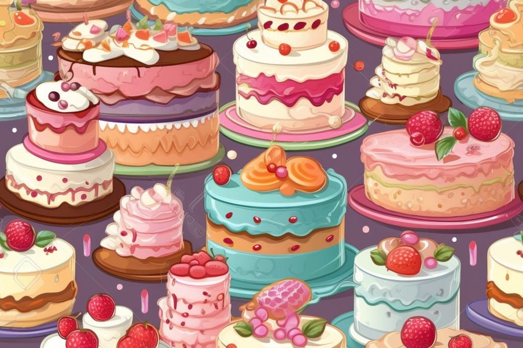 Sweet Treats Galore A Delectable Dessert Delight Pattern Pack Etsy