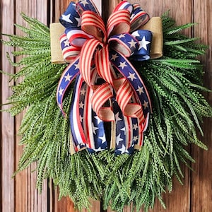 Bead grass wreath, saw grass wreath, button fern wreath for the front door, fern wreath, everyday door wreath, Mother&#39;s Day gift, grapevine