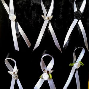 Funeral keepsake ribbons, all special occasions, made to order.