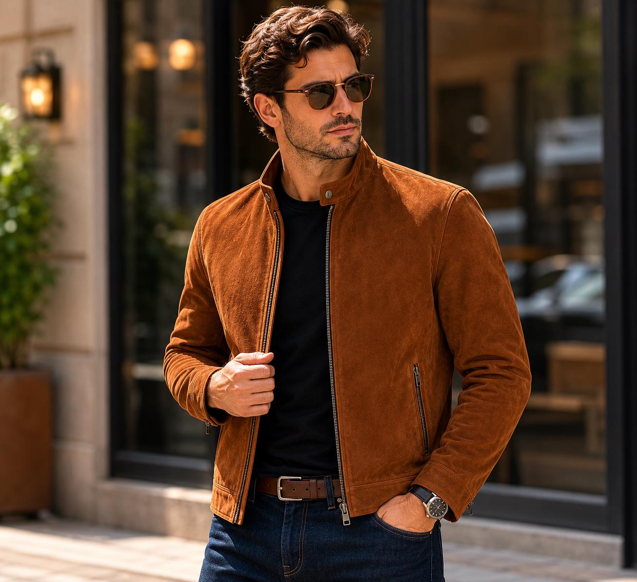 Goat Suede Jacket - Etsy Canada