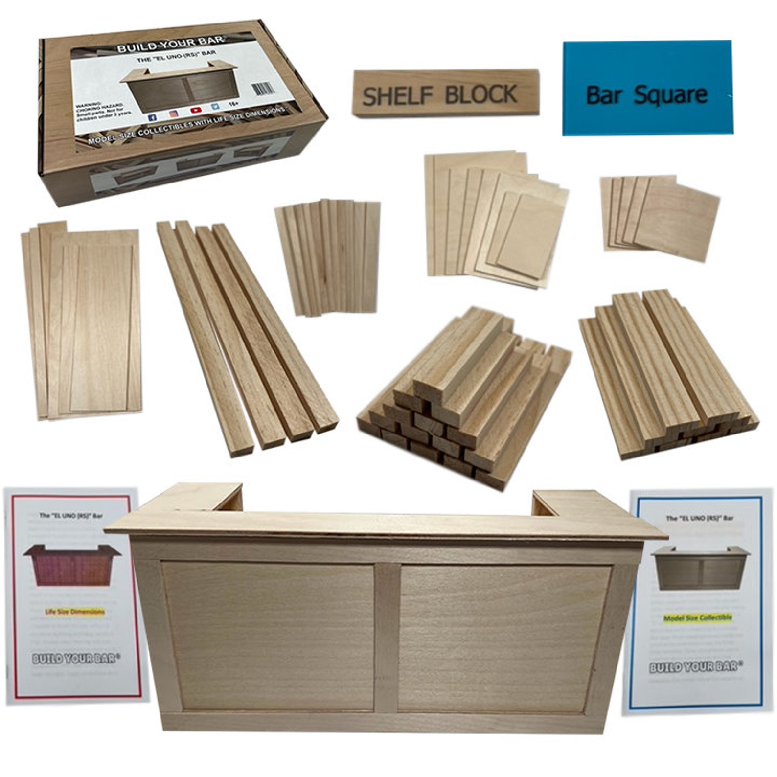 Building Woodworking Kit for Kids and Adults Building Kits Wood