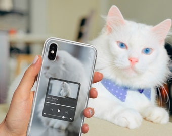 Personalized Pet Phone Case With Pet Photo And Name Custom Dog Phone Cases  Custom Cat Phone Case Personalized Phone Case Cat Iphone Casing