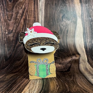 Adorable Handmade Christmas Dog Gift Card Holder