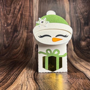 Adorable Handmade Christmas Snowman Gift Card Holder