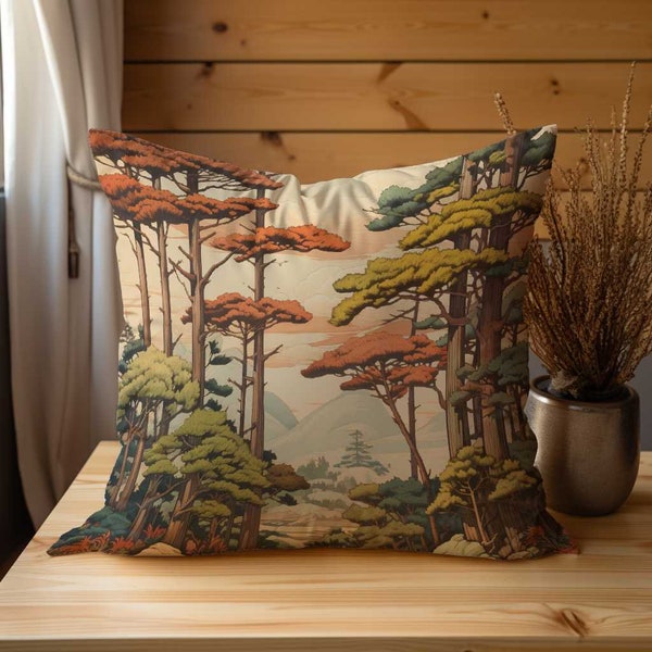 Nature Throw Pillow Etsy
