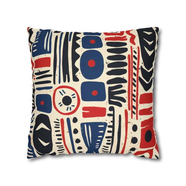 Red and White Pillow Etsy