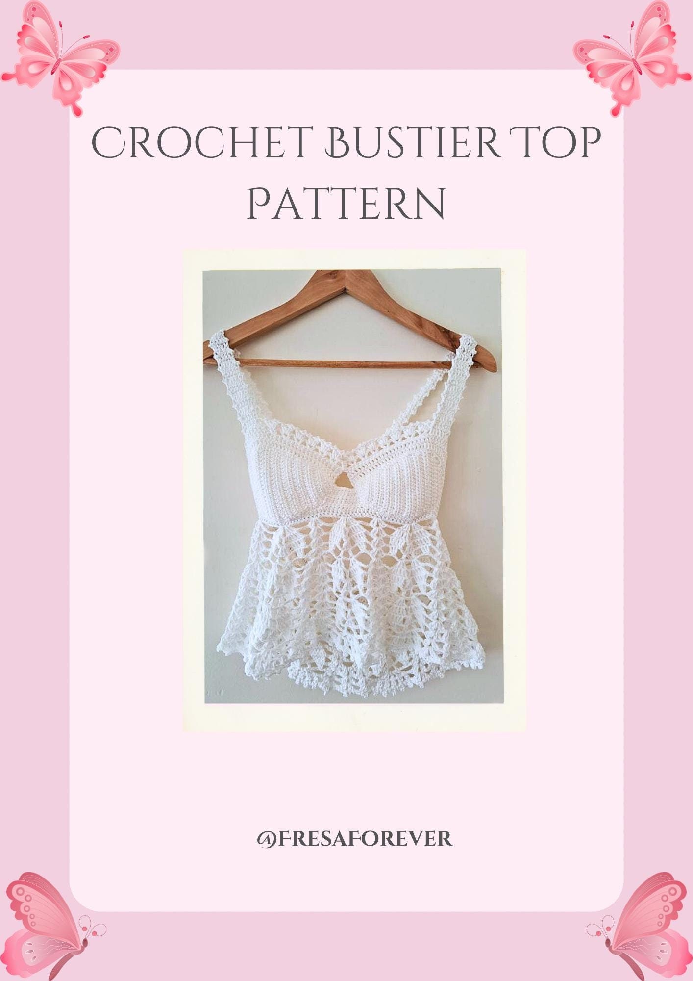 Crochet Bustier - Etsy