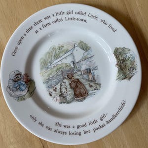 Wedgwood Mrs. Tiggy-Winkle Plate 7&quot;