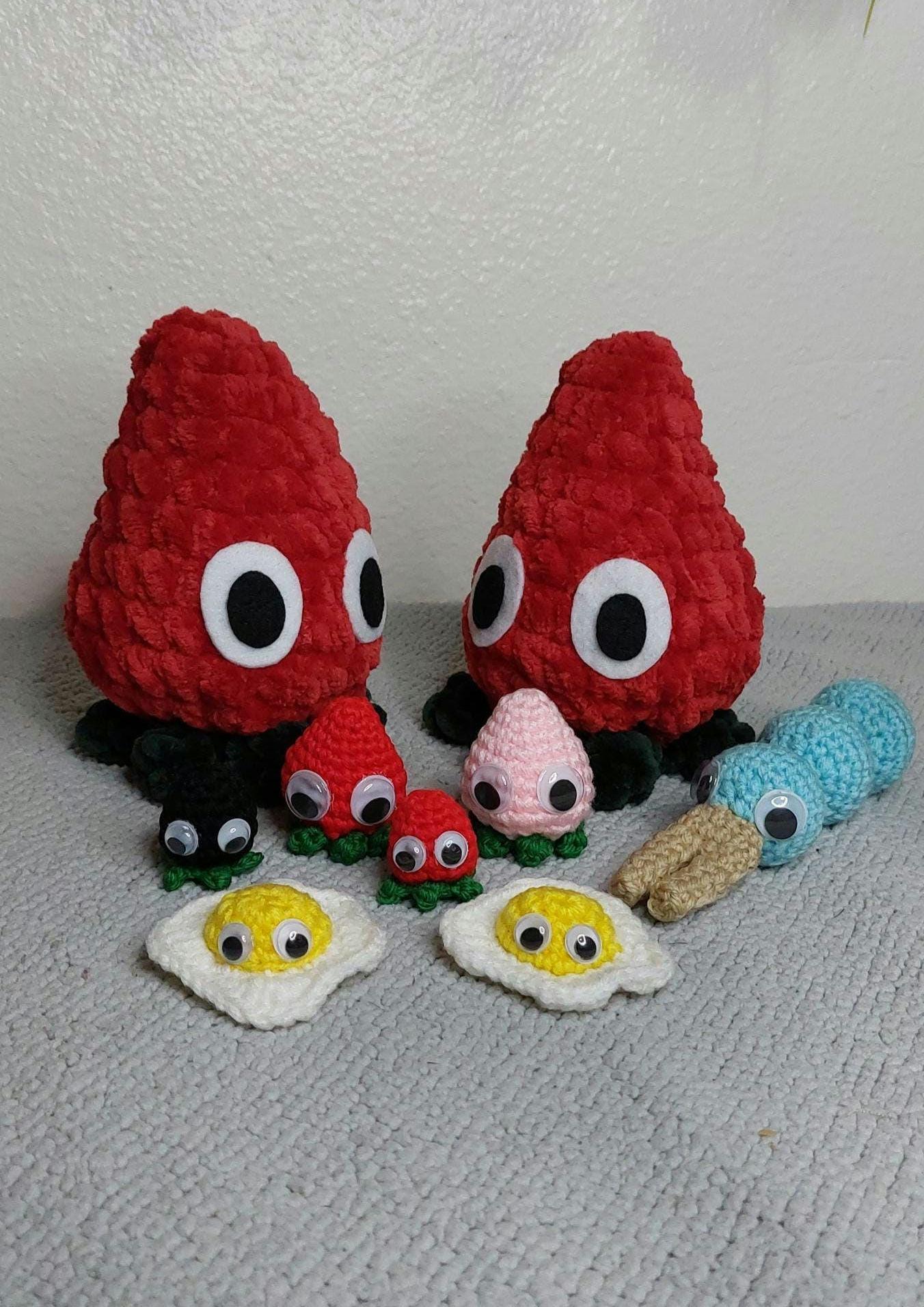 BUGSNAX Razzby: Crochet Plushies and Mini Toys - Etsy