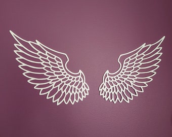 Petites ailes d'ange décoratives murales : oeuvres d'art pour la maison éthérées