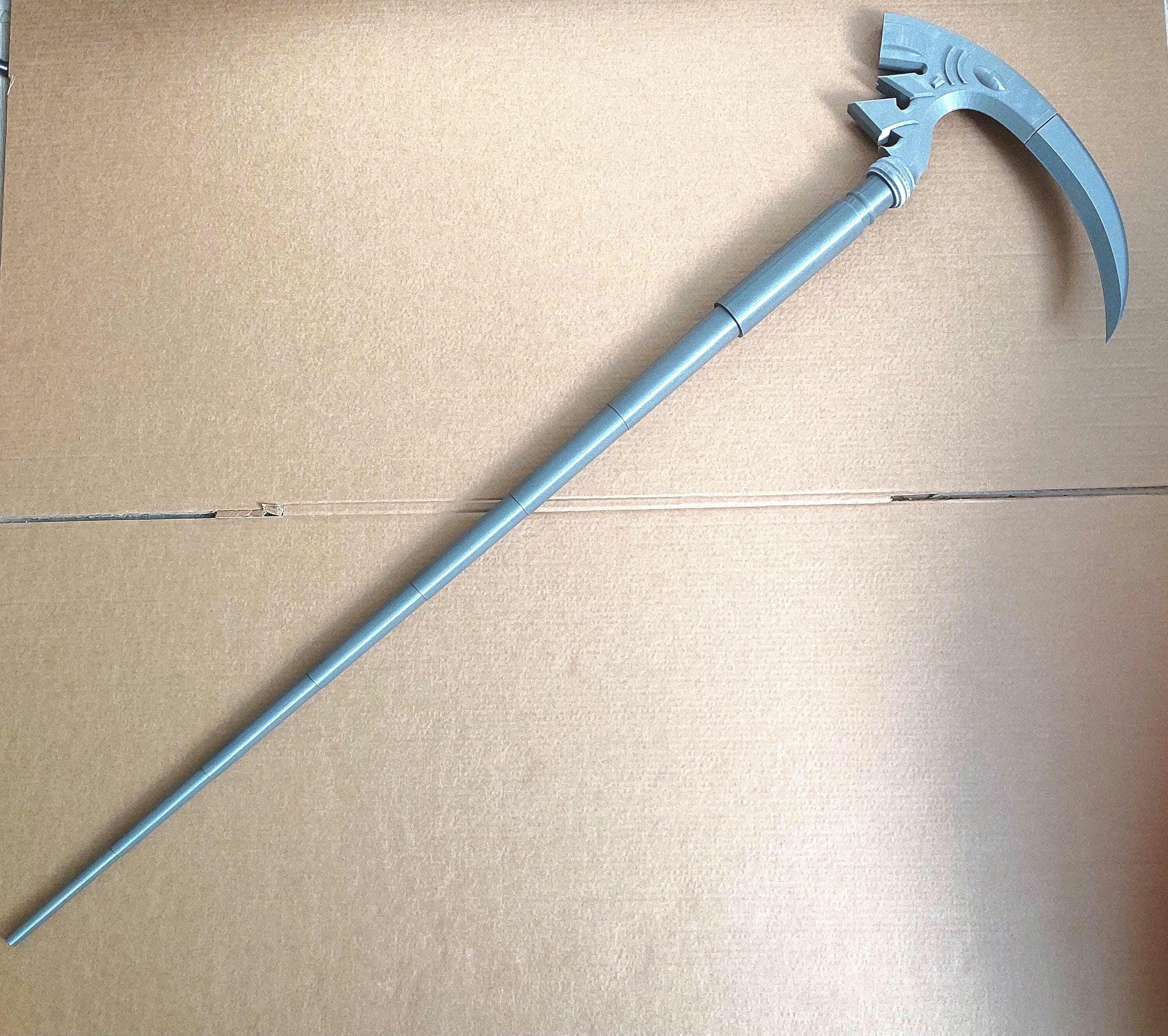 Collapsing Zasalamel Scythe: Cosplay Weapon, Halloween Toy - Etsy