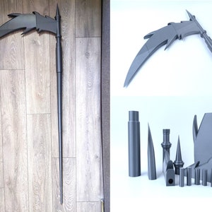 DIY Goku Rose Collapsible Sense, Kleber und Farbe Cosplay Kit 152 cm lang, wenn erweitert.